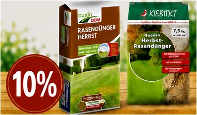 10% auf Herbstrasendünger