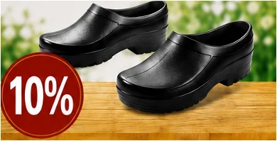 10% auf Gartenclogs